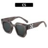 2024 Europa y Estados Unidos X estándar caja pequeña gafas de sol de moda retro para mujer sensación de alta gama gafas de sol de red social disco para hombre