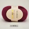 Fio Fino de Mohair de Bebê Sul-Africano Tecido à Mão Pelúcia Cachecol Xale Fio para Suéter Lã Macia Cashmere Fiação