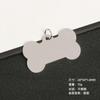 Venda por atacado cross-border venda quente laser lettering personalidade anti-perdido pet acessórios aço inoxidável oco osso pingente dog tag