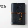 Cuaderno Vintage A6 con Correa en Stock, Cuaderno Diario Portátil con Carpeta de Mariposas, Hecho por el Fabricante