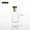 Atacado Transparente Fundo Grosso Ombro Oblíquo Frasco de Perfume Vidro Sub-Frasco Baioneta Pressão Spray Frasco de Perfume de Vidro Sofisticado