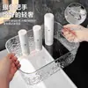 Caja de Almacenamiento de Acrílico de Lujo Ligero, Transparente para Escritorio, Canasta para Almacenar Mascarillas y Productos de Cuidado de la Piel, Caja Organizadora para Snacks y Artículos Varios