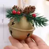 Ventas Directas de Fábrica Adornos de Campanillas Pequeñas Navideñas Decoración de Escena Navideña Decoración del Hogar Árbol de Campanas Doradas Decoraciones Colgantes