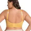 Sujetador de Encaje Sexy Francés para Mujer Amazon Comercio Exterior Transfronterizo Talla Grande Ropa Interior Malla Ultra Fina Sujetador Push-Up Europa y América