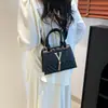 Bolso de Nicho de Diseño Francés para Mujer, Bolso de Mano Pequeño de Moda Ins con Textura, Bolso Cruzado de Color Sólido con Borla