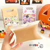 Caixa de Embalagem de Doces e Biscoitos para Festa de Halloween Enfeites de Abóbora e Fantasma Pequenos Presentes Lanches Suitcase de Presente