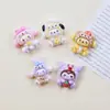Serie de Sombreros Sanrio Accesorios de Resina DIY Llavero de Pegamento Cremoso Parche para Vaso de Agua Pinza para el Cabello Funda para Teléfono Móvil Lote