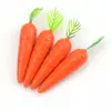 Venta caliente zanahoria de fruta y verdura de simulación con modelo de hoja verdura y fruta dibujo pintura accesorios juguetes de educación infantil temprana