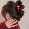 Pinza para el pelo con forma de cerdito rosa lindo, pinza de tiburón, pinza para el pelo con lazo