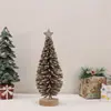 Nuevo árbol de Navidad de fieltro transfronterizo, mini adorno navideño de piña estilo nórdico, regalo de decoración para escritorio del hogar