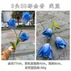Comercio exterior nuevo fabricantes de tulipanes de simulación 3 tulipán 3D boda suave decoración del hogar flores artificiales al por mayor