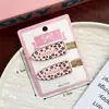 Pinza para el pelo de cuadros de gatito kt linda para niña, clip para flequillo todo partido, pinza para el pelo retro con estampado de leopardo, pinzas para el pelo de niña a rayas