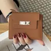 Bolsa ID Corta de Piel Genuina 2025 Nueva Billetera para Monedas Porta Tarjeta de Identificación Tarjeta Bancaria Bolsa para Llaves Clip de Almacenamiento con Múltiples Ranuras para Tarjetas