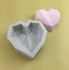 Molde de silicona con forma de cara de amor cortada, para mousse, helado, chocolate, decoración de pasteles, jabón, aromaterapia, molde de yeso para velas