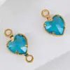 Acero Inoxidable 304 Vidrio de Colores Colgantes Multiestilo Accesorios para Joyería Hecha a Mano DIY Collar Pulsera Accesorios Creativos