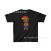 Camiseta de fiesta familiar navideña para niña pequeña con estampado, ropa para niños, top de manga corta, ropa infantil personalizada, Europa y América
