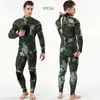 Traje de buceo SCR de goma 3MM camuflaje traje de buceo para hombre a prueba de frío cálido traje de buceo de una pieza entrega de una pieza