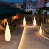 Lâmpada led luminosa de gota d'água para exterior, lâmpada solar de jardim, lâmpada guia para acampamento em hotel, lâmpada de gramado, luminária de chão