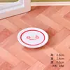 Creativos Micro-Paisajes Oso Pizza Adornos de Escritorio Comida Juego Plato de Cena Casa de Muñecas DIY Accesorios de Decoración de Oficina