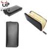 Amazon Carteira Clutch com Zíper e Porta-Cartões de Cor Contrastante Carteira Masculina em Couro Sintético de Cavalo Estilo Longo de Comprimento Médio