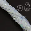 Material de cuentas hecho a mano para manualidades, accesorios de flores, cuentas sueltas, cristal, agujero mediano, cuentas de gota 10x 15 mm 50/tira