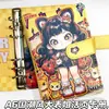 Novo Estilo Chinês Tendência Irmã Mais Velha A6 Fivela Magnética Porta-Cartões Novo Tendência Legal Desenho Animado Planejador Couro de Alto Valor Binder