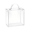Caja de Regalo de Dinero de Acrílico Transparente, Caja Cuadrada para Flores, Caja DIY 520 Día de San Valentín, Personalización de Caja de Regalo de Dinero