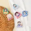 Broche Inspirador de Celebridad para Texto, Pin de Recompensa DIY para Estudiantes de Primaria, Pequeño Regalo, Insignia Linda de Dibujos Animados para Animar en Exámenes