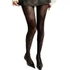 Medias Negras Transparentes con Patrón de Diamantes para Mujer, Primavera y Otoño, Alta Transparencia, Medias Negras Sexy Anti-enganches, Adecuadas para Combinar con Botas