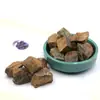 Ágata de cristal jade mineral en bruto piedra golpeada a mano mineral Tao piedra de yoga adornos de chakras espécimen materiales didácticos
