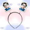 Wang Anyu Diadema de Resorte 3D Diadema Pasador Merchandising de Concierto Soporte para Fans Tiktok