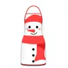 Avental de Natal Papai Noel Elfo da Beleza Boneco de Neve Suprimentos de Decoração de Natal Avental de Cozinha Criativo Engraçado