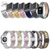 Para apple applewatch watch tres acero inoxidable macizo samsung watch6 tres cuentas correa de metal fábrica