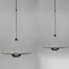 Lámpara Colgante Minimalista Nórdica de Vidrio Forma de Gota de Agua para Dormitorio Mesita de Noche Modelo de Personalidad Creativa Habitación de Exhibición Comedor Lámpara Colgante Pequeña de una Sola Cabeza