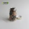 Botella de Plástico Grueso de Doble Capa Transparente Alta para Mascotas de 750ml Tarro de Plástico de Grado Alimenticio para Polvo de Medicina China, Tabletas de Dendrobium, Ginseng Americano, Materiales Medicinales