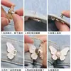 Hebilla de Cintura Mariposa Perla Hebilla de Metal Botón Nuevo Clavo Removible Sin Clavos Cambio de Talla de Cintura Artefacto de Cintura
