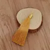 Adorno de borla con hilo dorado de 8 cm, material de poliéster, accesorios para prendas de vestir, accesorios de borla colgante hechos a mano para DIY, compra al por mayor para mejor precio