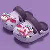 Pantuflas infantiles Oso Pequeño para uso interior en verano, antideslizantes para bebés y niños pequeños, sandalias para niñas de 1 a 8 años, zuecos para niños