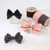 Cinturón de Tela de Puntos Afelpados Cinta Suave Dulce Fresca Accesorios para el Cabello de Lazo Hecho a Mano Correa de Embalaje para Caja de Regalo