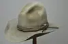 Sombrero de copa de lana de ala cruzada cinta decorativa sombrero de fieltro de oveja moda sombrero de copa de lana pura