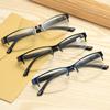 Gafas de lectura retro, montura de gafas de moda, nuevas gafas de visión de cerca, gafas de visión de lejos, para hombres y mujeres, de doble uso, terminadas Y203, venta al por mayor
