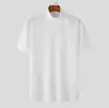 26 Xiyin Transfronteiriça Amazon Mais Vendido Nova Camiseta Slim Fit de Manga Curta Gola Alta de Alto Padrão para Homens, Estilo de Negócios de Luxo Leve