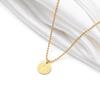 Colar Cabeça de Rainha de Aço Inoxidável Corrente Clavicular Banhado a Ouro 18K Alta Resistência à Cor Moda Nicho Joia Moderna Colar para Mulheres