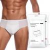 Roupa íntima masculina descartável direto da fábrica esterilização EO algodão conveniente para viagem triângulo roupa íntima masculina atacado