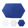 Placa Hexagonal de Feltro Transfronteiriça com Vários Estilos, Decoração de Parede de Fundo Autoadesiva, Adesivos de Parede, Quadro de Mensagens para Jardim de Infância
