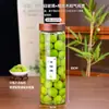 Frasco Grande de Vidrio Sellado de Boca Ancha para Elaborar Vino, Frasco Vacío para Vino de Lichi y Ciruela Verde, Barril de Fermentación de Vino de Frutas Casero, Recipiente para Vino