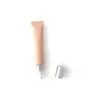 [En Stock] 20g color albaricoque mate esmerilado tubo cosmético botella vacía sub-empaque crema para ojos bálsamo masajeador brillo de labios brillo de labios