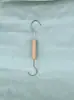 Gancho para Exhibición de Tienda de Ropa, Gancho en S, Perchero para Ropa, Tablero Colgante de Madera de Haya, Pinza para Ropa y Sombrero, Pinza Individual, Anillo Redondo de Madera Maciza