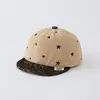 Gorro para Bebé Otoño e Invierno Ala Suave Estampado de Leopardo Estrella Gorra Pico de Pato Estilo Coreano Infantil Elegante Estrella Cálido Parasol Gorro de Primavera