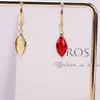 Ojo de Caballo borde de cobre cristal vidrio colgante accesorios para joyería diy conexión de doble colgante pendientes horquilla materiales de producción